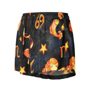 Skirt with zodiac pattern on a black background